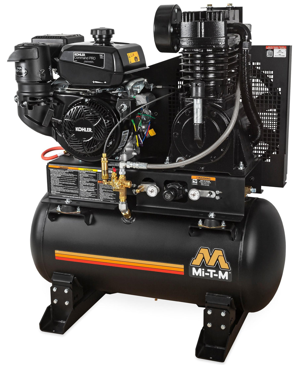 30 Gallon Air Compressor Gas – Mi-T-M Kohler 429cc, 29 CFM