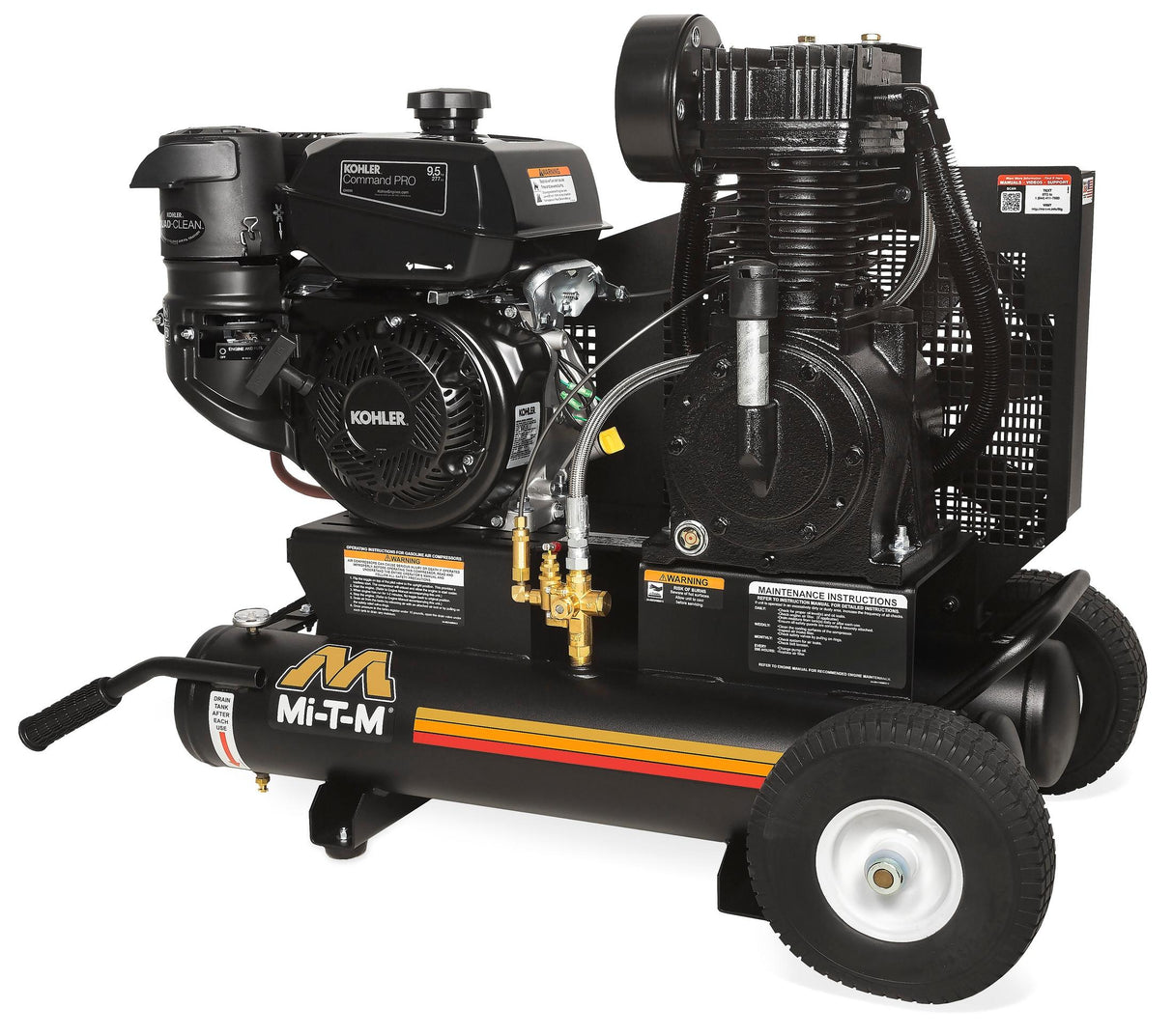Air Compressor Industrial – Mi-T-M 277cc Kohler 8 Gal AM2-PK95-08M
