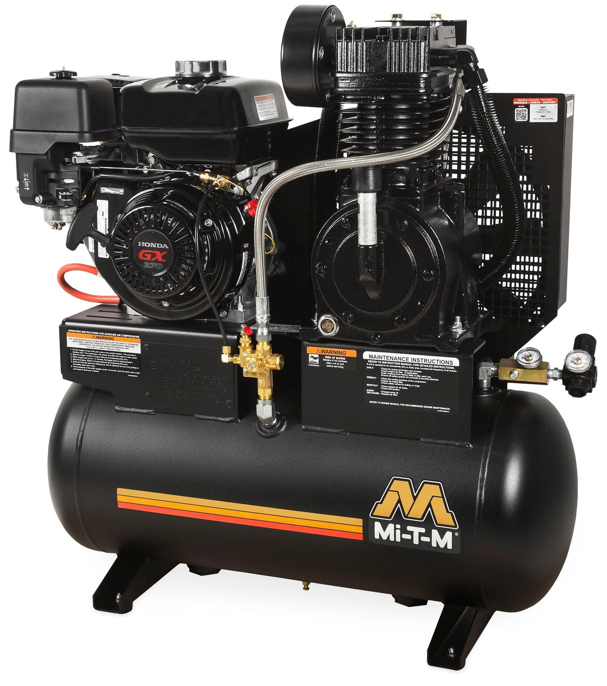 20 Gallon Air Compressor Tank – Mi-T-M 270cc GX270