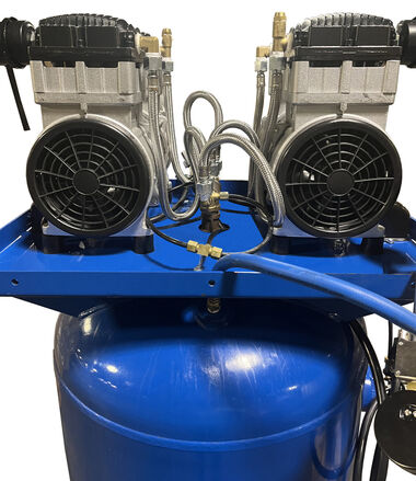 Eagle EA-10000 | Ultra-Quiet 60-Gallon Air Compressor | 3-HP Low RPM for Workshops & Garages