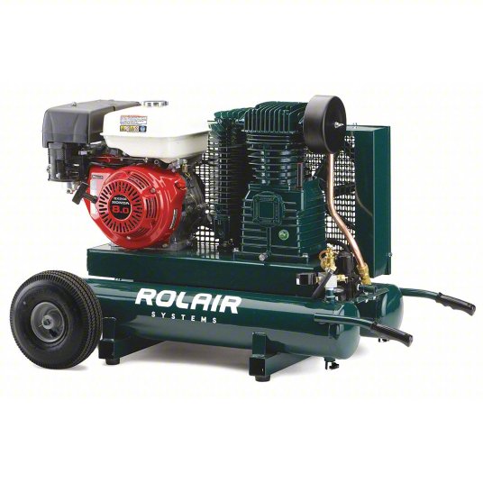 ROLAIR 9-Gallon 9-HP Gas-Powered Two-Stage Portable Air Compressor